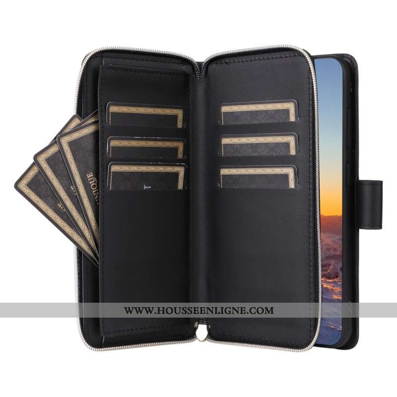 Housse Samsung Galaxy S25 FE Matelassée avec Lanière et Bandoulière