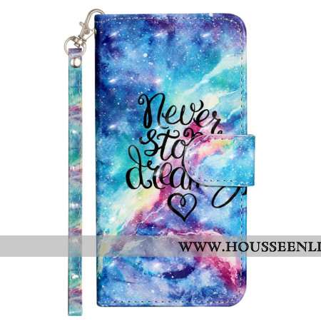 Housse Samsung Galaxy S25 FE Never Stop Dreaming à Lanière