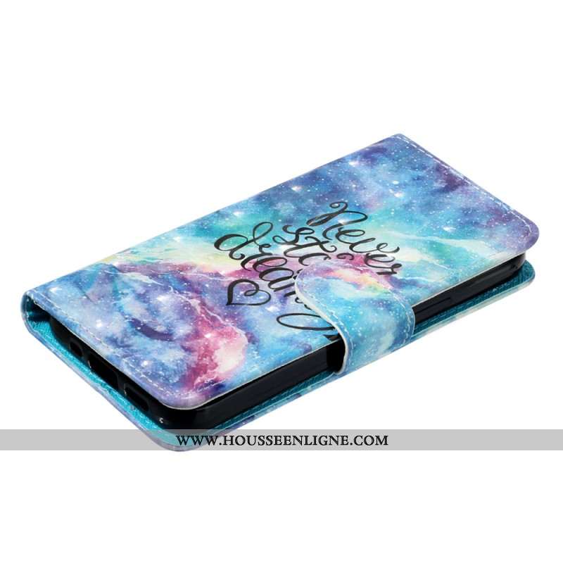 Housse Samsung Galaxy S25 FE Never Stop Dreaming à Lanière