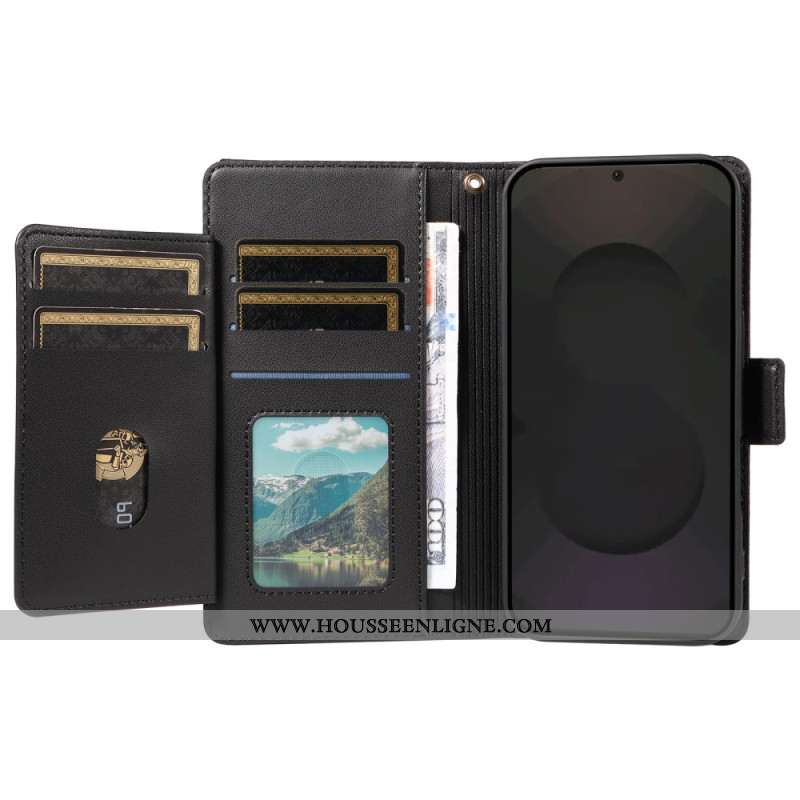 Housse Samsung Galaxy S25 FE Porte-Cartes et Dragonne