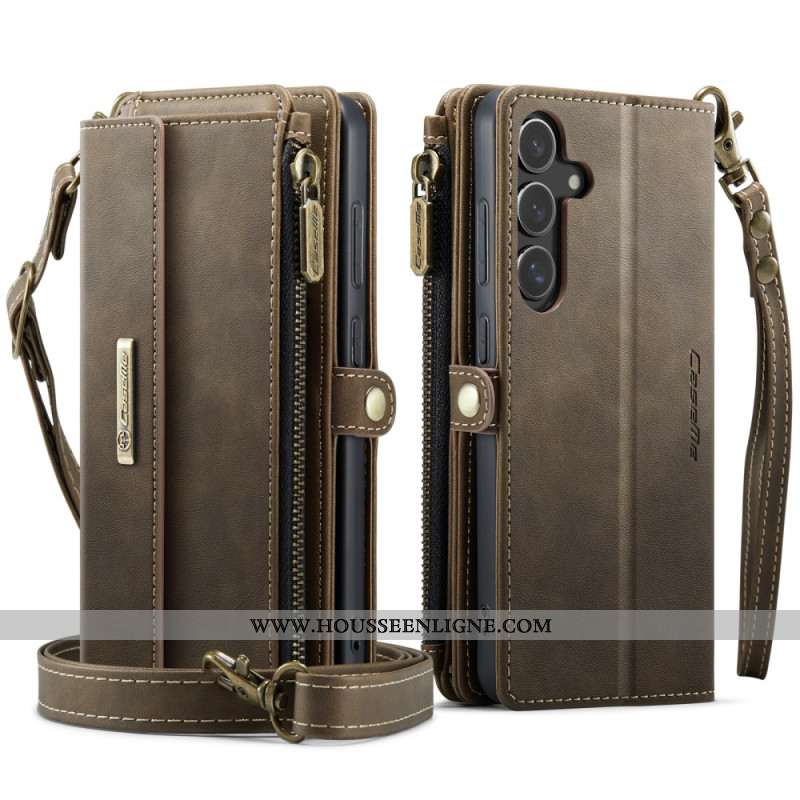 Housse Samsung Galaxy S25 FE Portefeuille CASEME