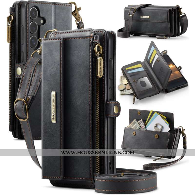 Housse Samsung Galaxy S25 FE Portefeuille CASEME