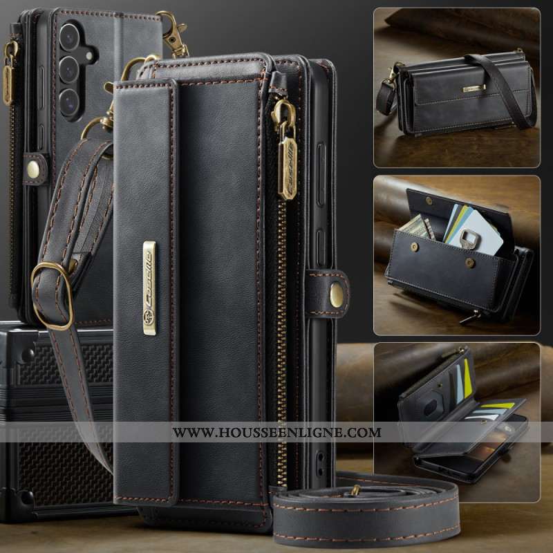 Housse Samsung Galaxy S25 FE Portefeuille CASEME