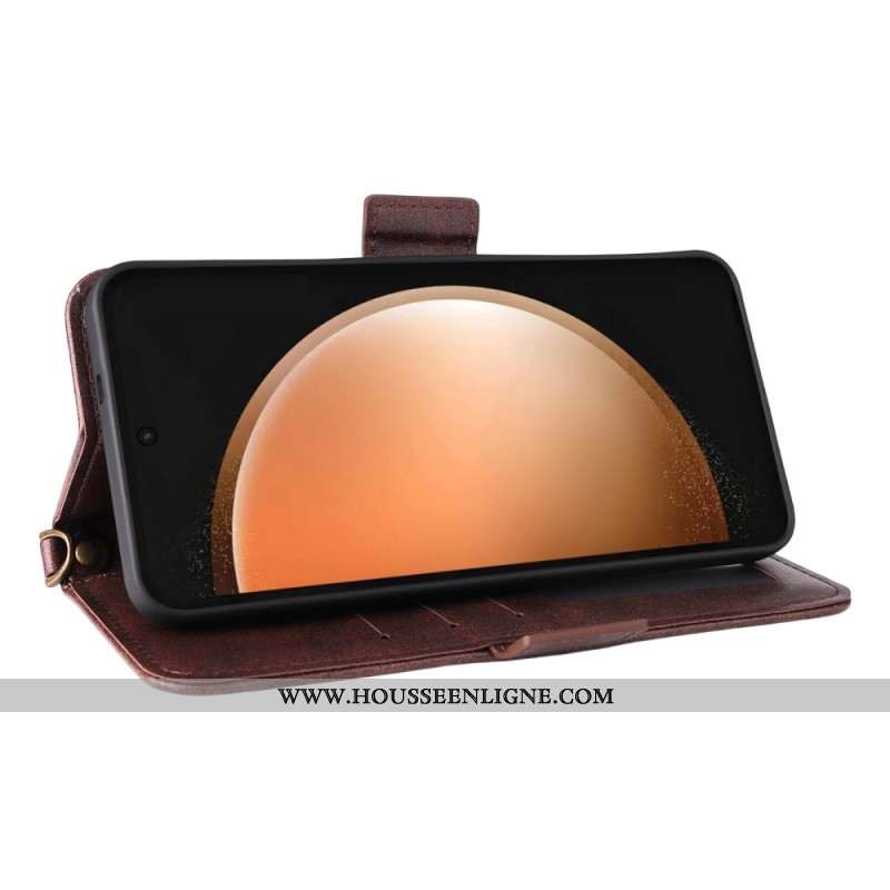 Housse Samsung Galaxy S25 FE Portefeuille Multifonctionnel