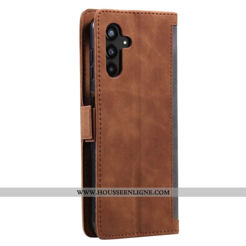 Housse Samsung Galaxy S25 FE Portefeuille RFID à Lanière