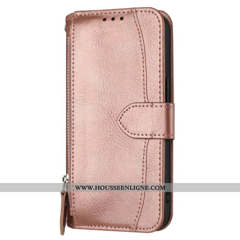 Housse Samsung Galaxy S25 FE Portefeuille Vintage