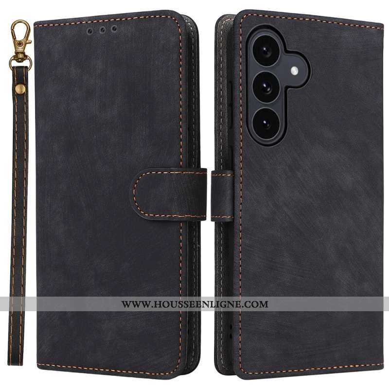 Housse Samsung Galaxy S25 FE Protection RFID Effet Daim