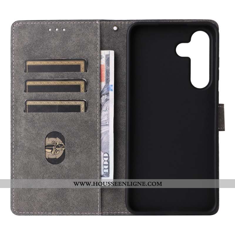 Housse Samsung Galaxy S25 FE Protection RFID Effet Daim