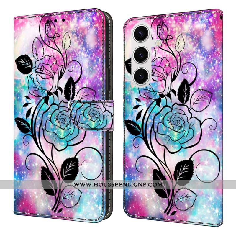 Housse Samsung Galaxy S25 FE Rose Dessiné