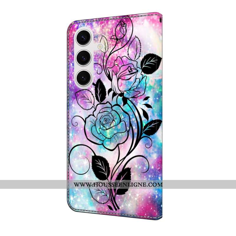 Housse Samsung Galaxy S25 FE Rose Dessiné