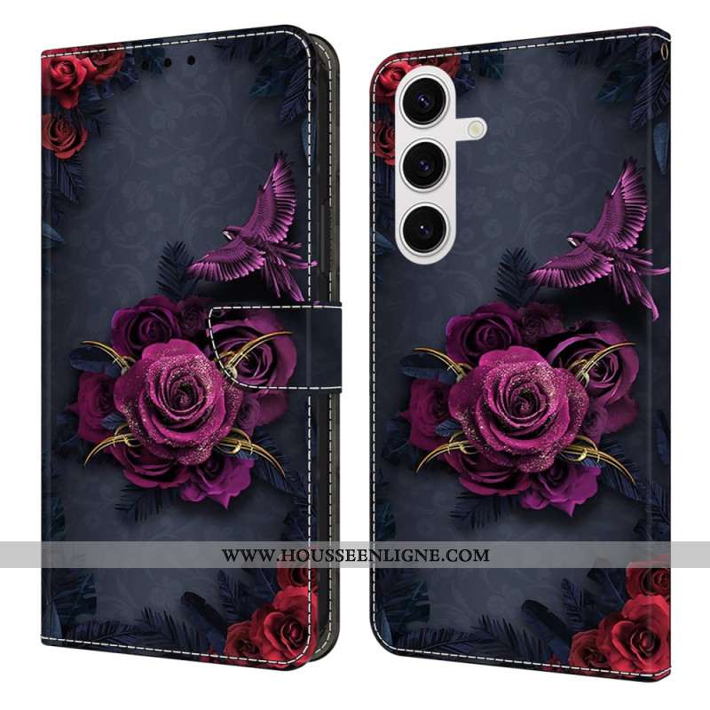 Housse Samsung Galaxy S25 FE Roses Sombres