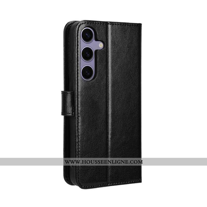 Housse Samsung Galaxy S25 FE Simili Cuir Flashy