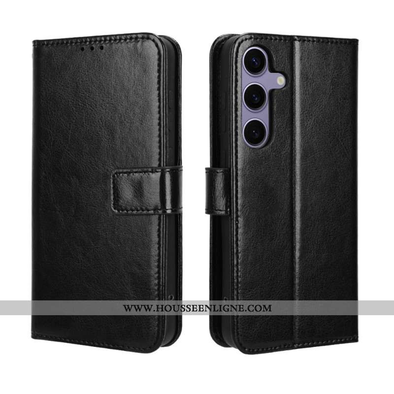 Housse Samsung Galaxy S25 FE Simili Cuir Flashy