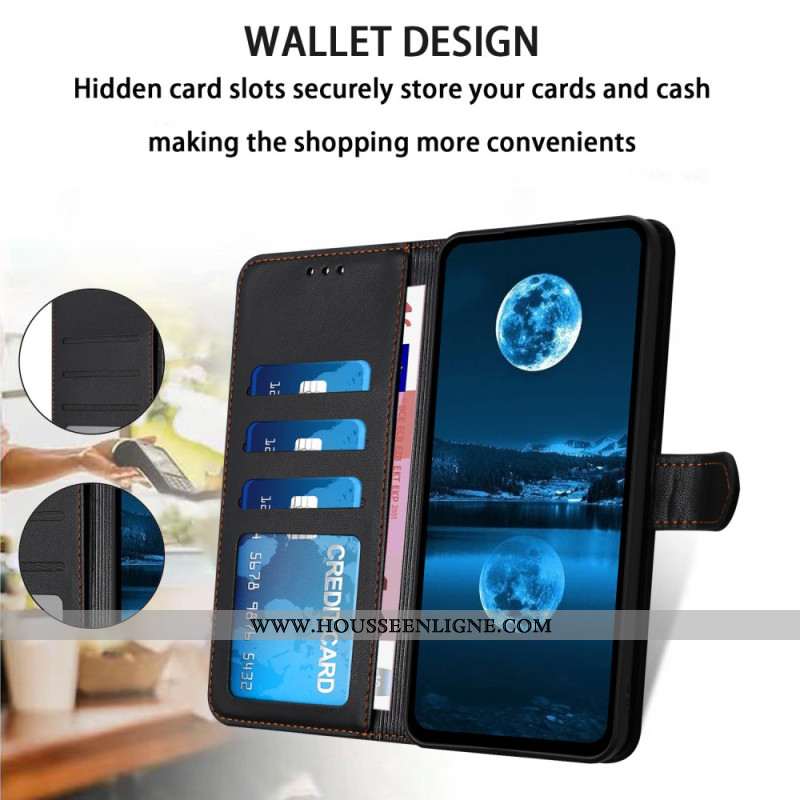 Housse Samsung Galaxy S25 FE Simili Cuir Uni