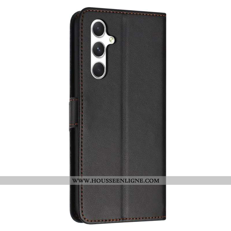 Housse Samsung Galaxy S25 FE Simili Cuir Uni