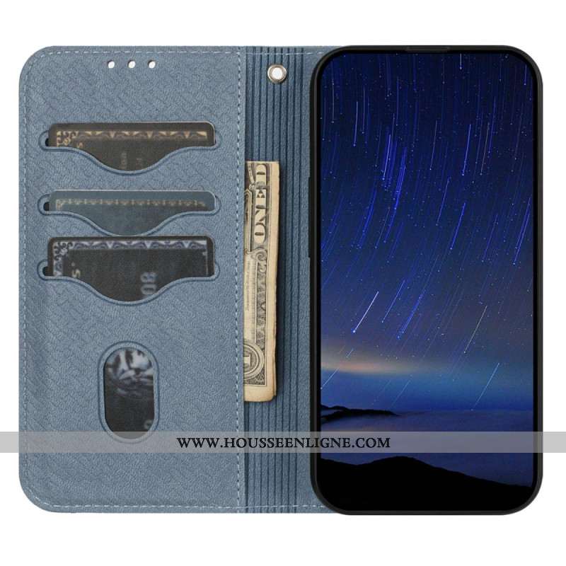 Housse Samsung Galaxy S25 FE Texture Tissée et Lanière