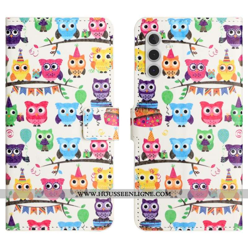 Housse Samsung Galaxy S25 FE Tribu de Hiboux