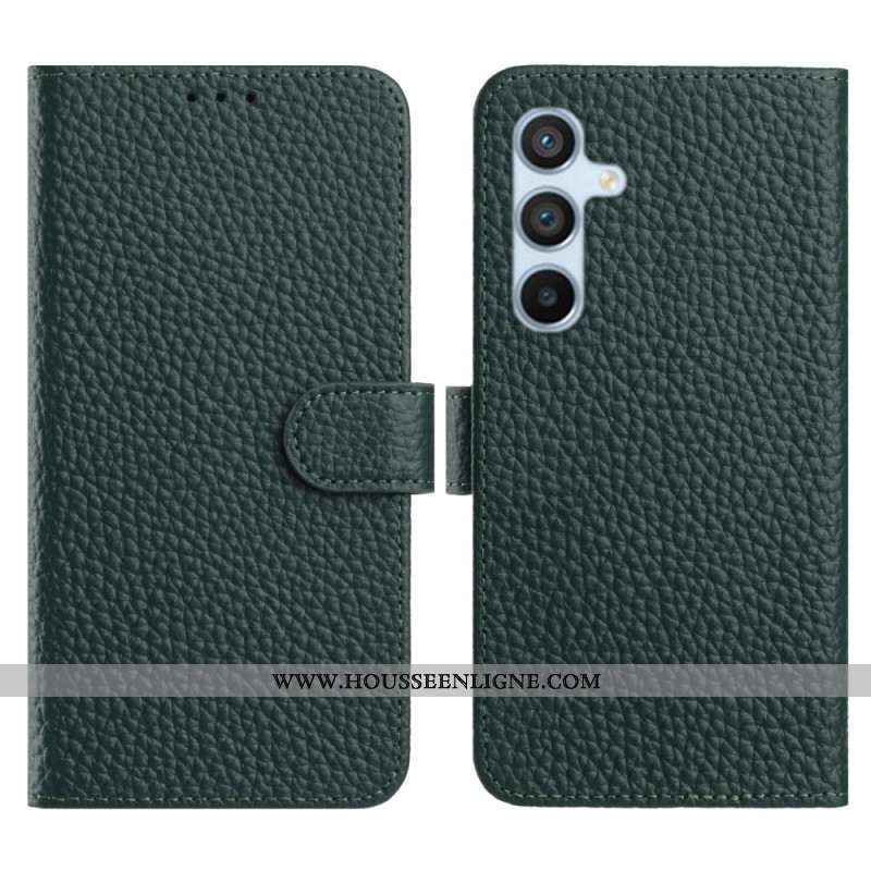 Housse Samsung Galaxy S25 FE Vrai Cuir