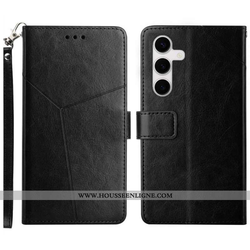 Housse Samsung Galaxy S25 FE Y Design à Lanière