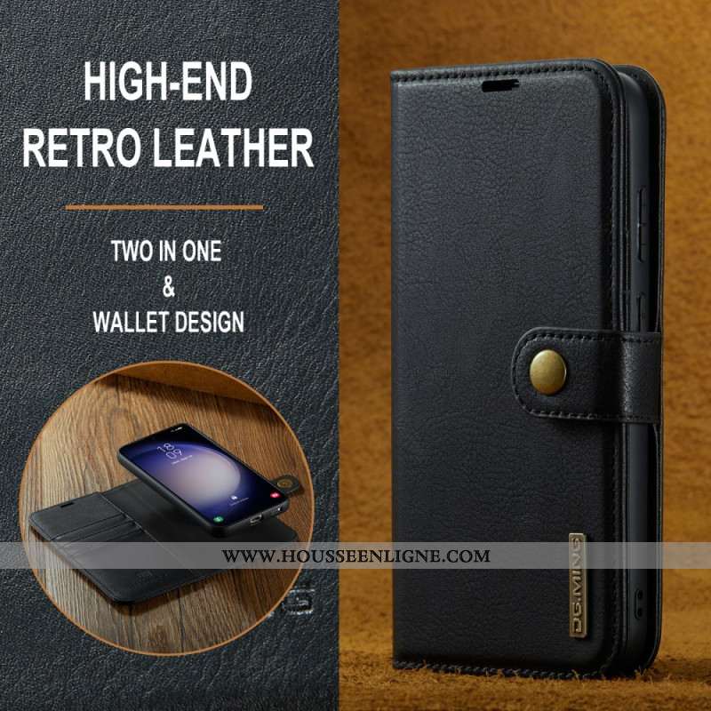 Housse Samsung Galaxy S25 Plus 5G Coque Détachable DG.MING