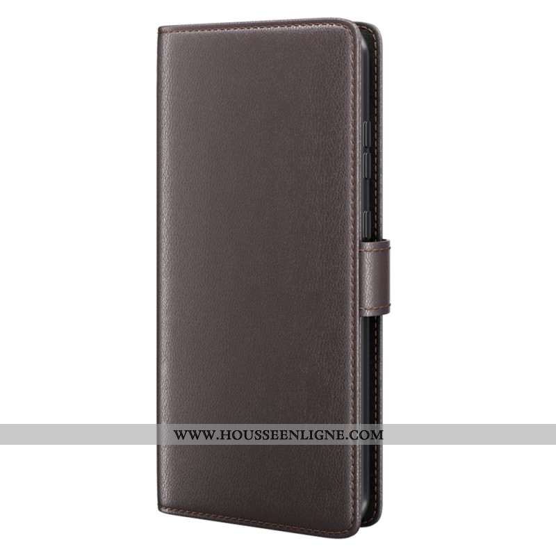 Housse Samsung Galaxy S25 Plus 5G Cuir Véritable