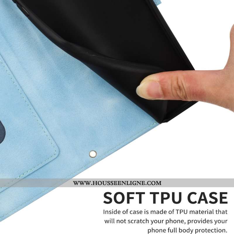 Housse Samsung Galaxy S25 Plus 5G Design Floral avec Lanière