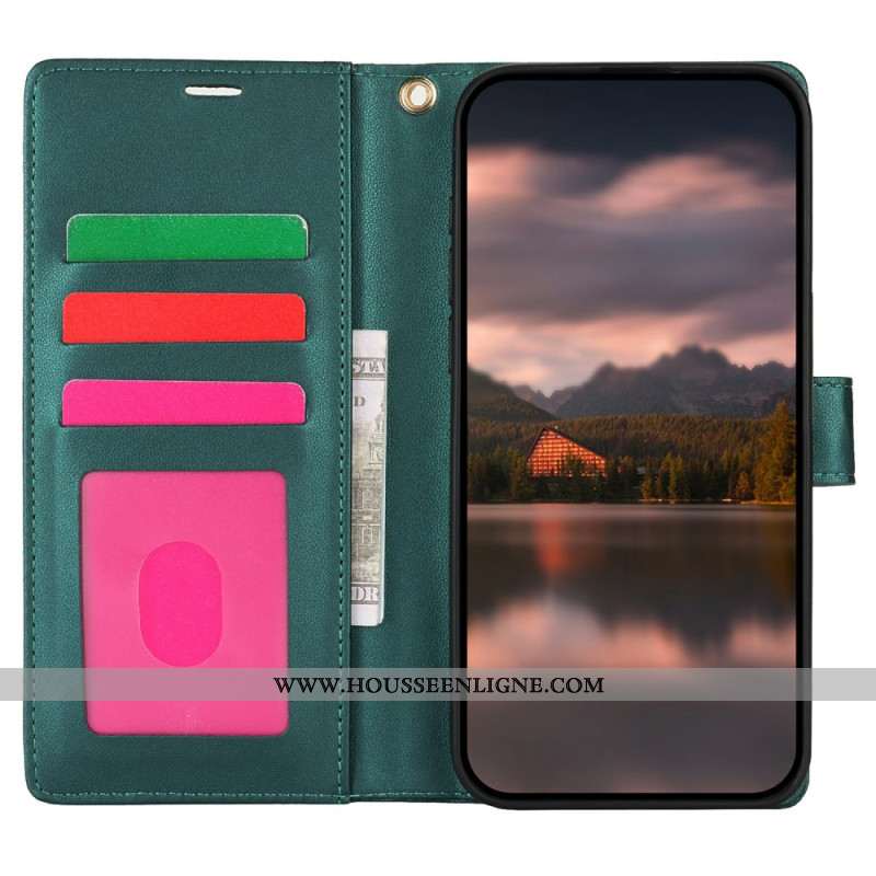 Housse Samsung Galaxy S25 Plus 5G Empreinte Florale à Lanière