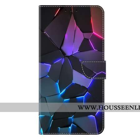Housse Samsung Galaxy S25 Plus 5G Fissures Bleues