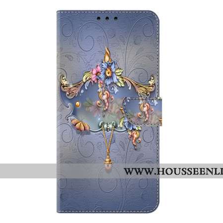 Housse Samsung Galaxy S25 Plus 5G Fleurs Gravées