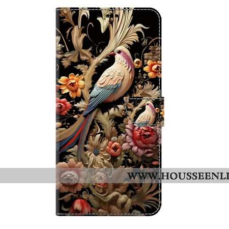 Housse Samsung Galaxy S25 Plus 5G Fleurs et Oiseaux
