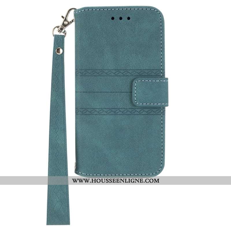 Housse Samsung Galaxy S25 Plus 5G Frise et Lanière