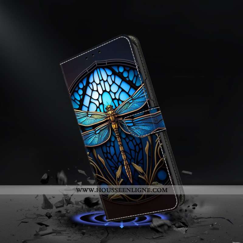 Housse Samsung Galaxy S25 Plus 5G Libellule Bleue