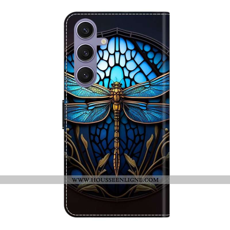Housse Samsung Galaxy S25 Plus 5G Libellule Bleue