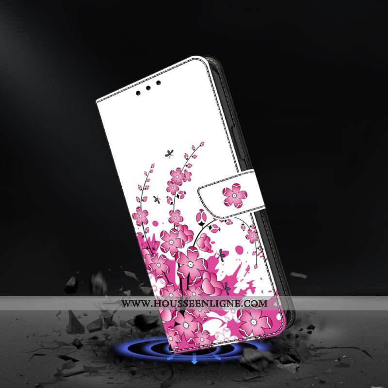 Housse Samsung Galaxy S25 Plus 5G Motif Floral Rose