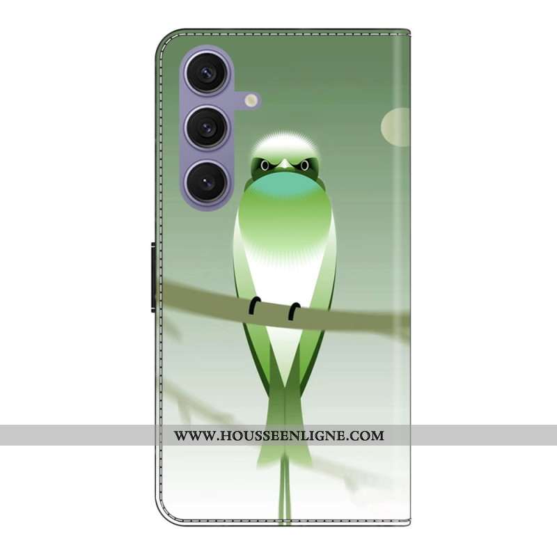 Housse Samsung Galaxy S25 Plus 5G Oiseau vert