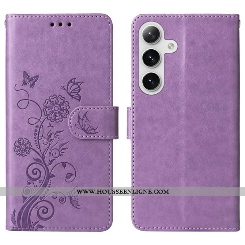 Housse Samsung Galaxy S25 Plus 5G Petites Fleurettes