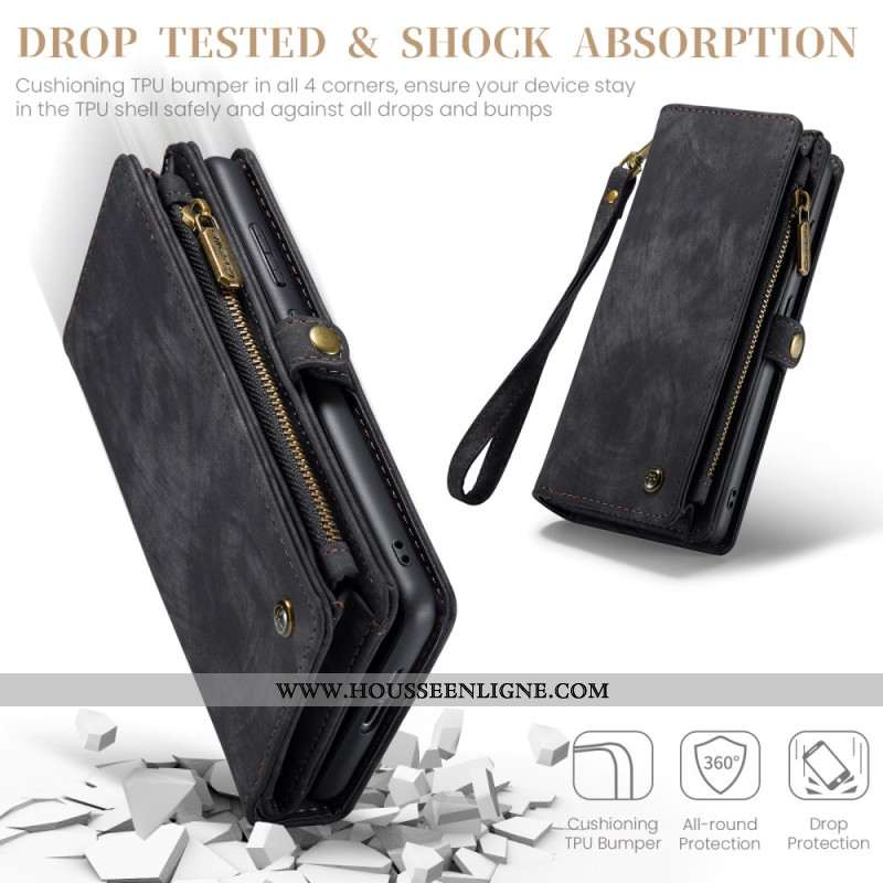 Housse Samsung Galaxy S25 Portefeuille CASEME