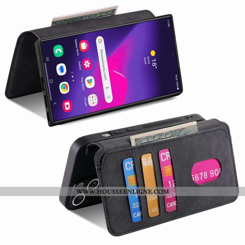 Housse Samsung Galaxy S25 Ultra 5G Coque Détachable Magnétique RFID CASENEO