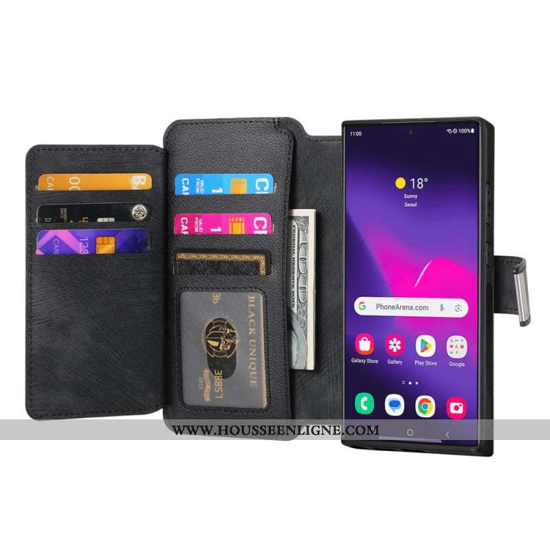 Housse Samsung Galaxy S25 Ultra 5G Coque Magnétique Détachable