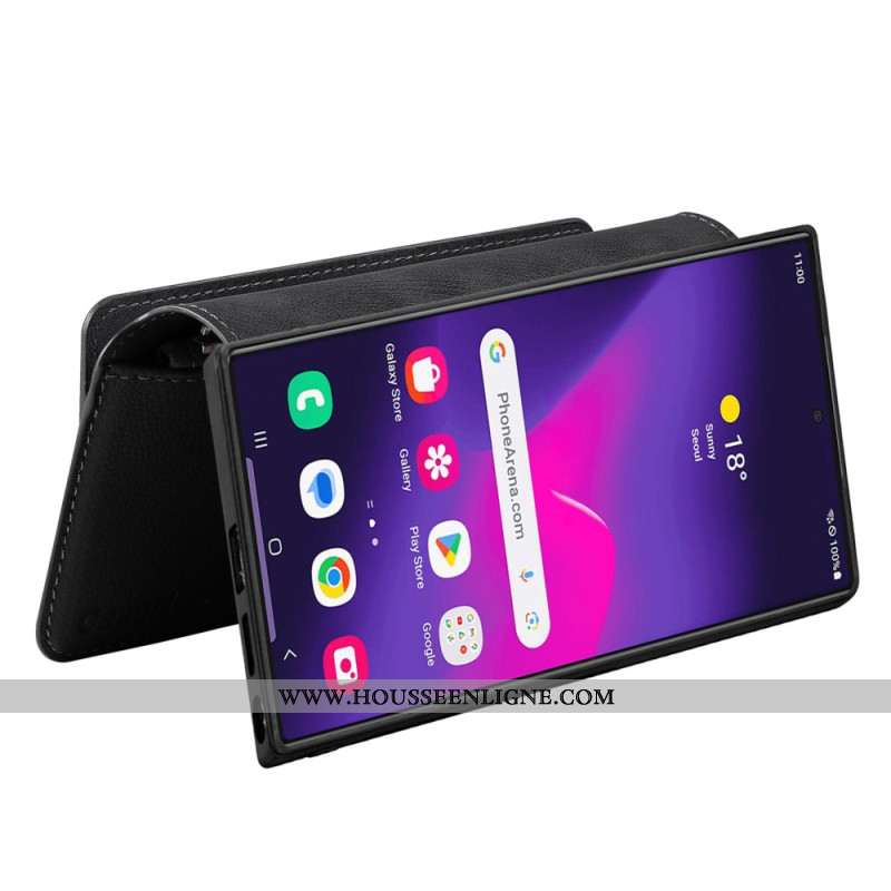 Housse Samsung Galaxy S25 Ultra 5G Coque Magnétique Détachable