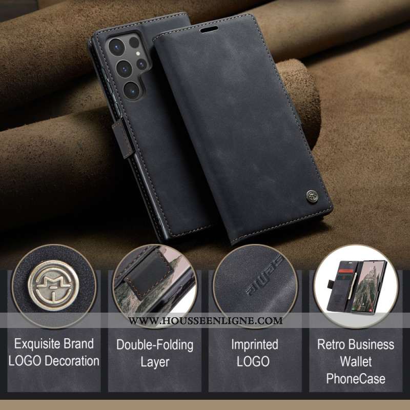 Housse Samsung Galaxy S25 Ultra 5G Effet Daim CASEME