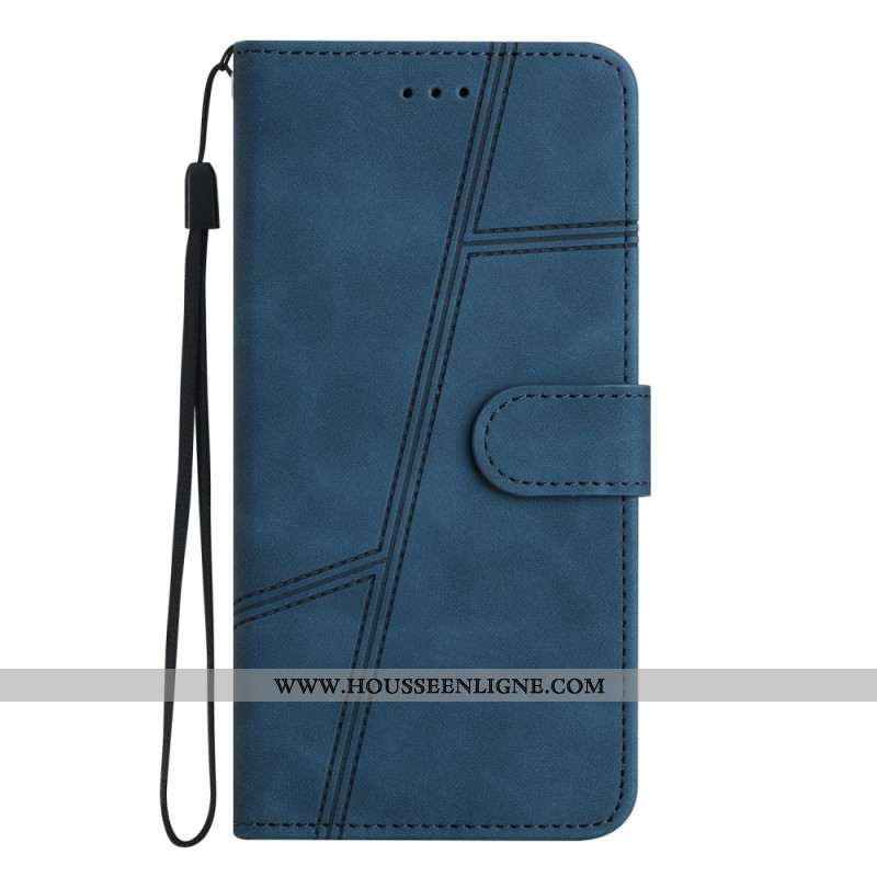 Housse Samsung Galaxy S25 Ultra 5G Lignes et Lanière