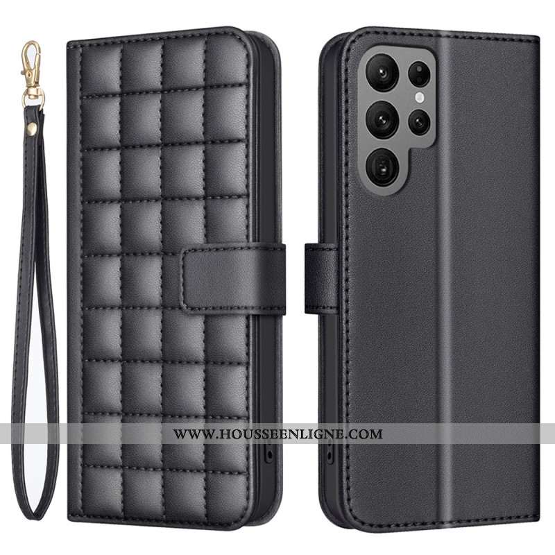 Housse Samsung Galaxy S25 Ultra 5G Matelassée Premium