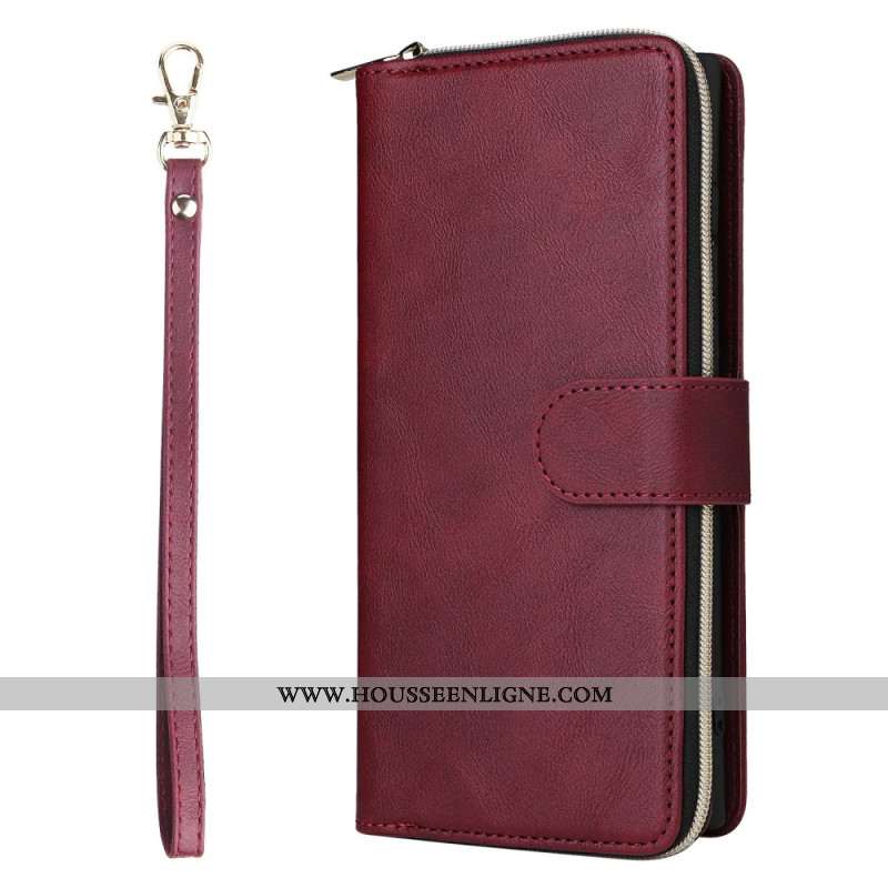 Housse Samsung Galaxy S25 Ultra 5G Pochette Zippée et Lnaière