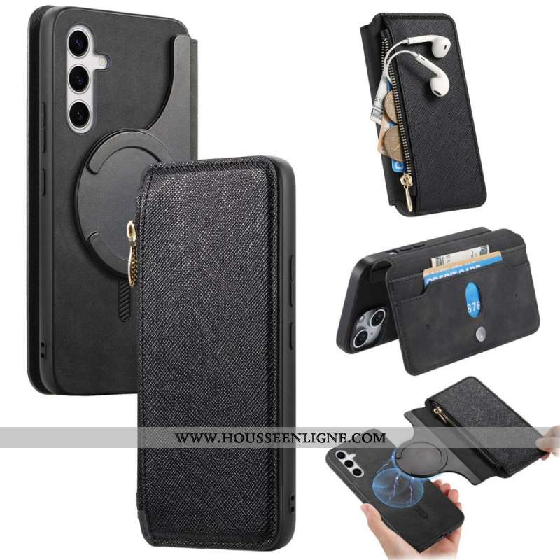 Housse Samsung Galaxy S25 Ultra 5G Portefeuille et Coque Détachable