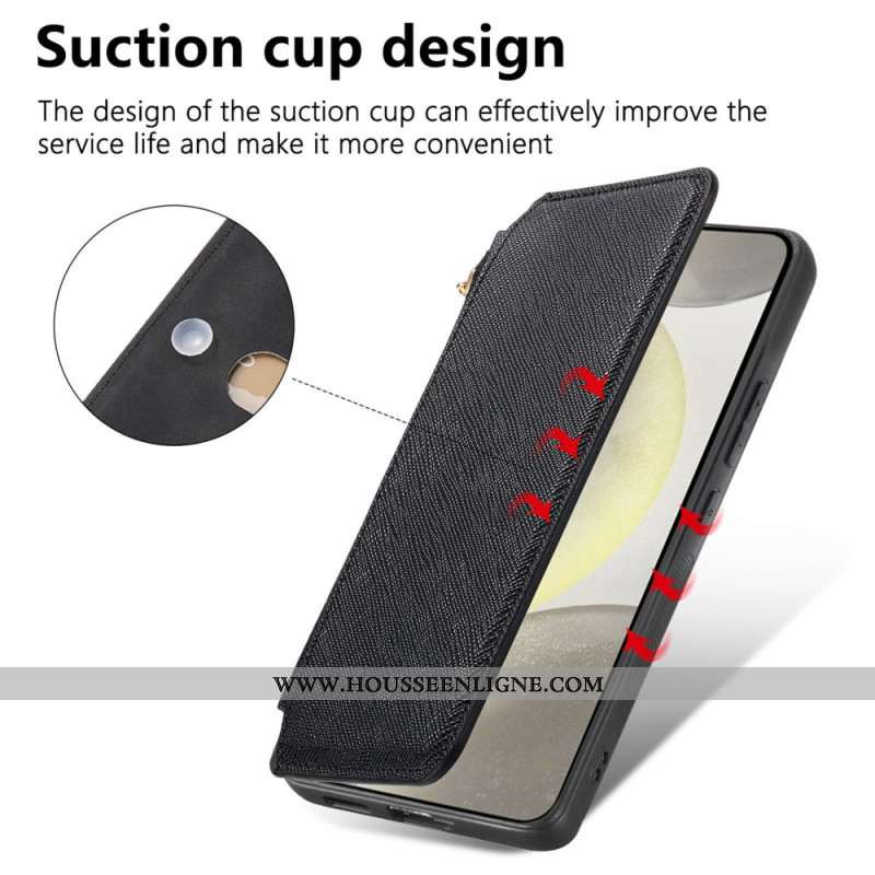 Housse Samsung Galaxy S25 Ultra 5G Portefeuille et Coque Détachable