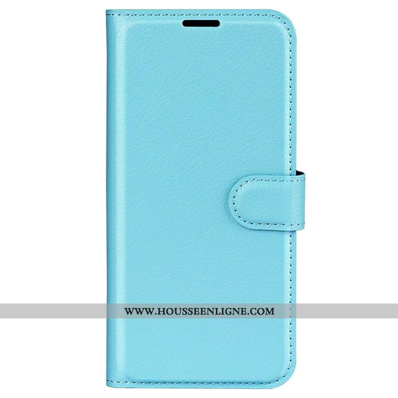 Housse Samsung Galaxy S25 Ultra 5G Simili Cuir Litchi Classique