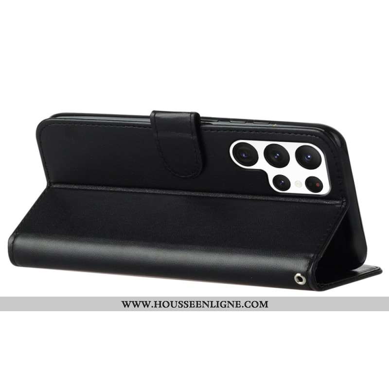 Housse Samsung Galaxy S25 Ultra 5G Simili Cuir Uni