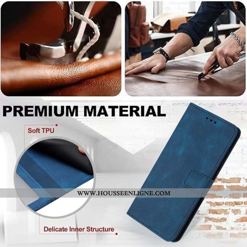 Housse Samsung Galaxy S25 Ultra Effet Cuir Classique à Lanière