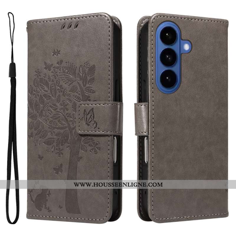 Housse Samsung Galaxy S26 Arbre et Chat